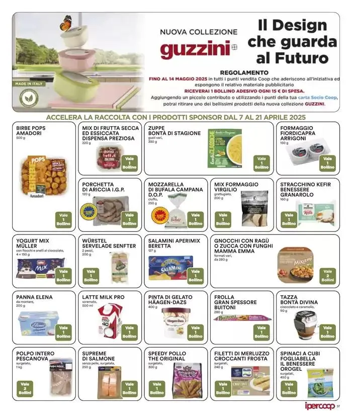 40 prodotti al 40% di sconto da 7 aprile a 21 aprile di 2025 - Pagina del volantino 37