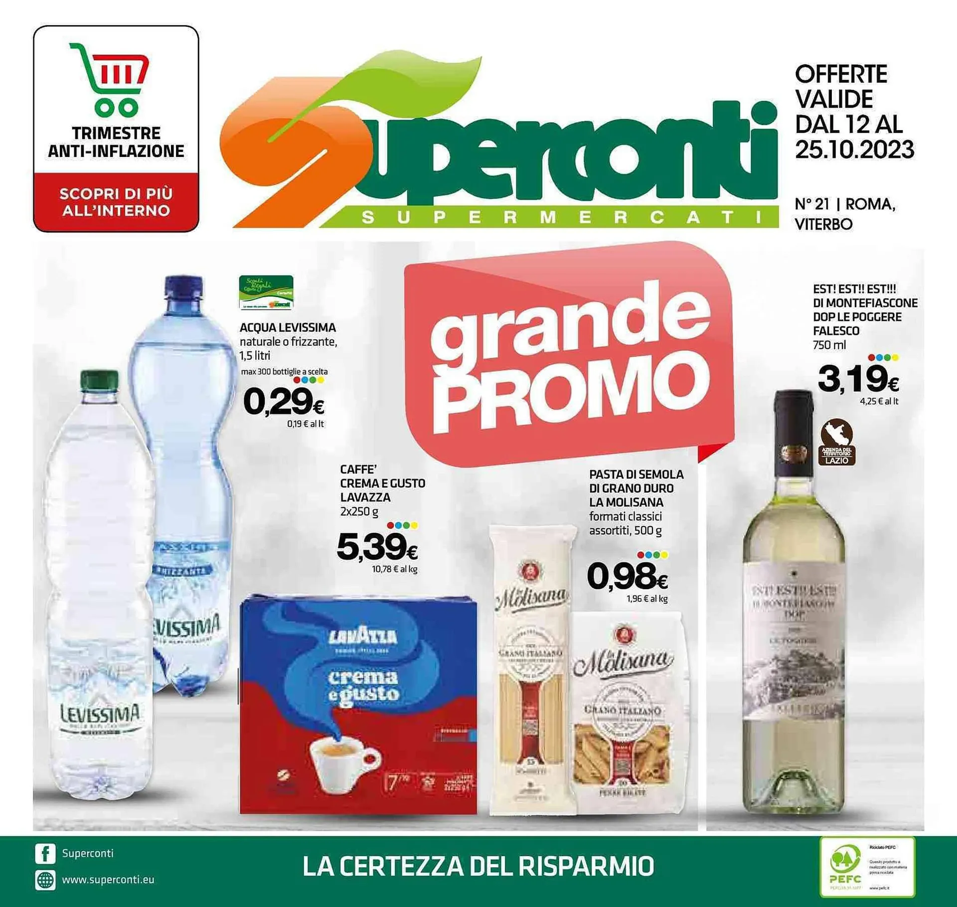 Volantino Superconti da 12 ottobre a 25 ottobre di 2023 - Pagina del volantino 1