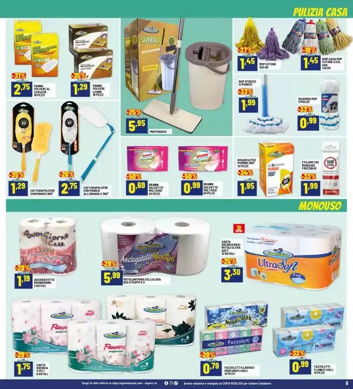 Sconti fino al 50% da 22 marzo a 5 aprile di 2025 - Pagina del volantino 9