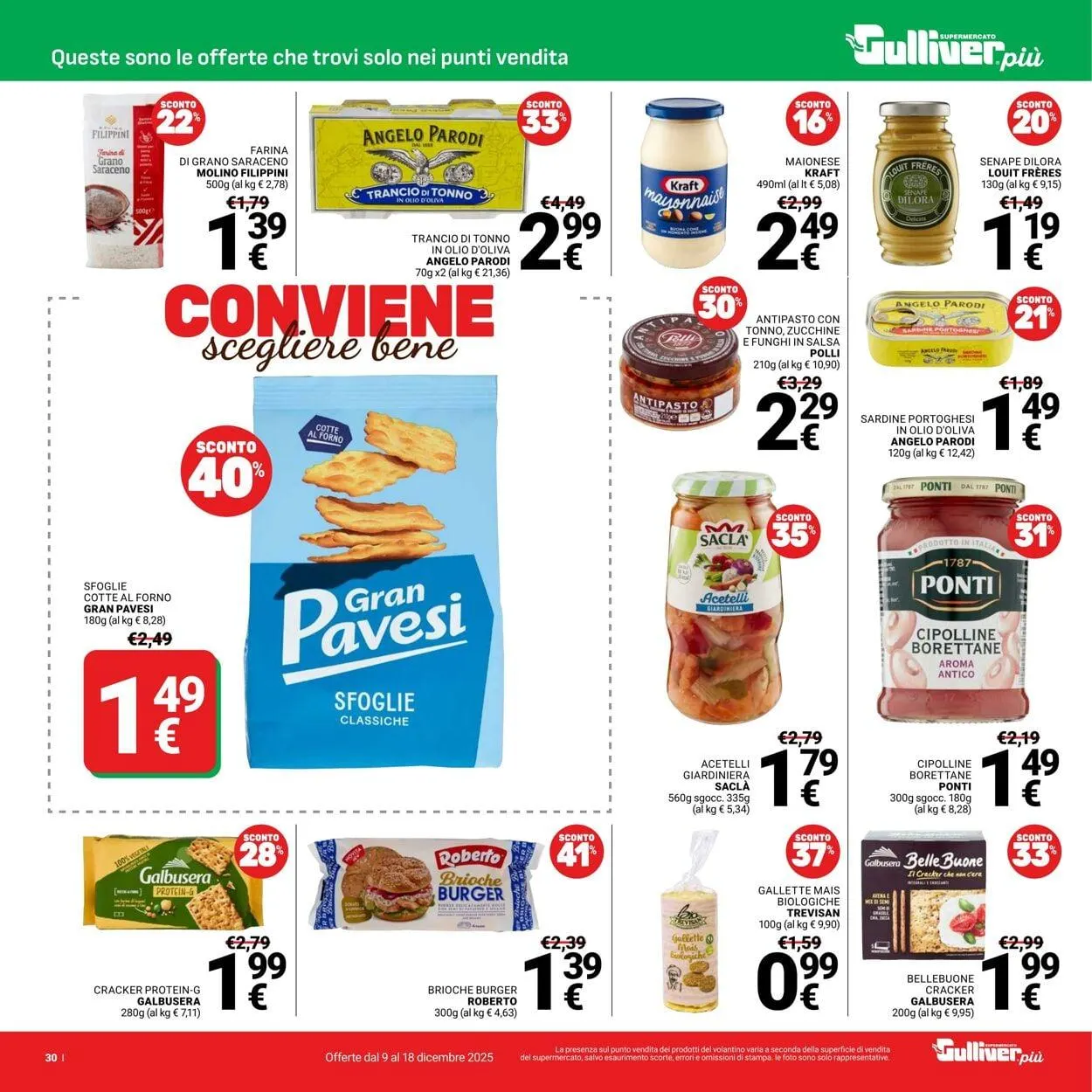 Gulliver Volantino attuale da 9 dicembre a 18 dicembre di 2025 - Pagina del volantino 30
