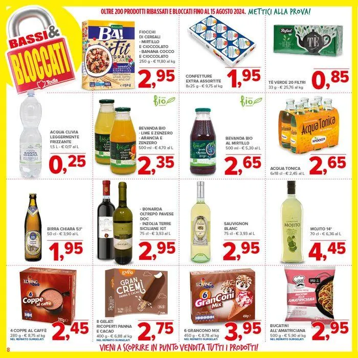 Sconti 30%40%50% da 1 agosto a 15 agosto di 2024 - Pagina del volantino 8
