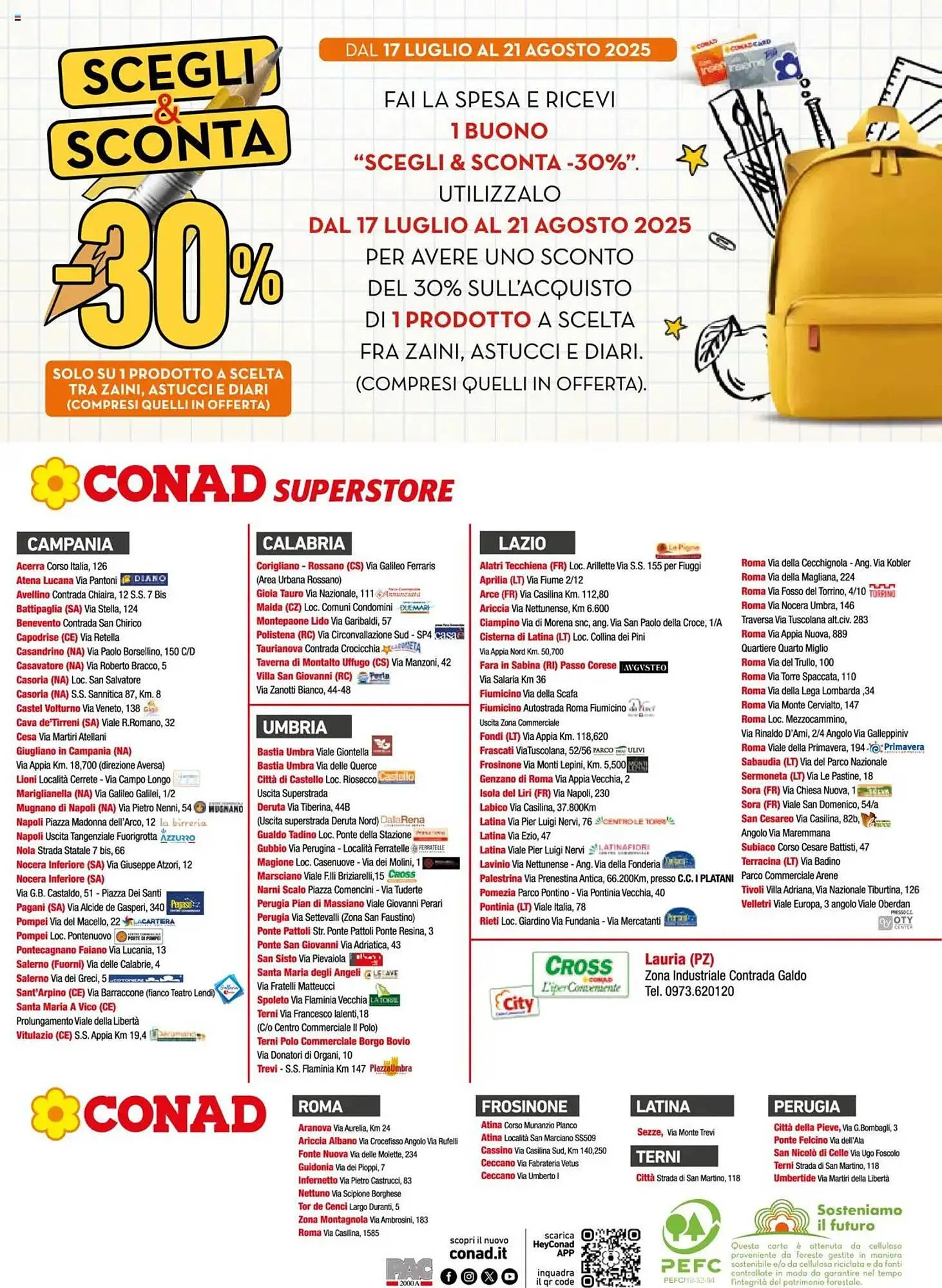 Volantino Conad da 17 luglio a 30 settembre di 2025 - Pagina del volantino 12