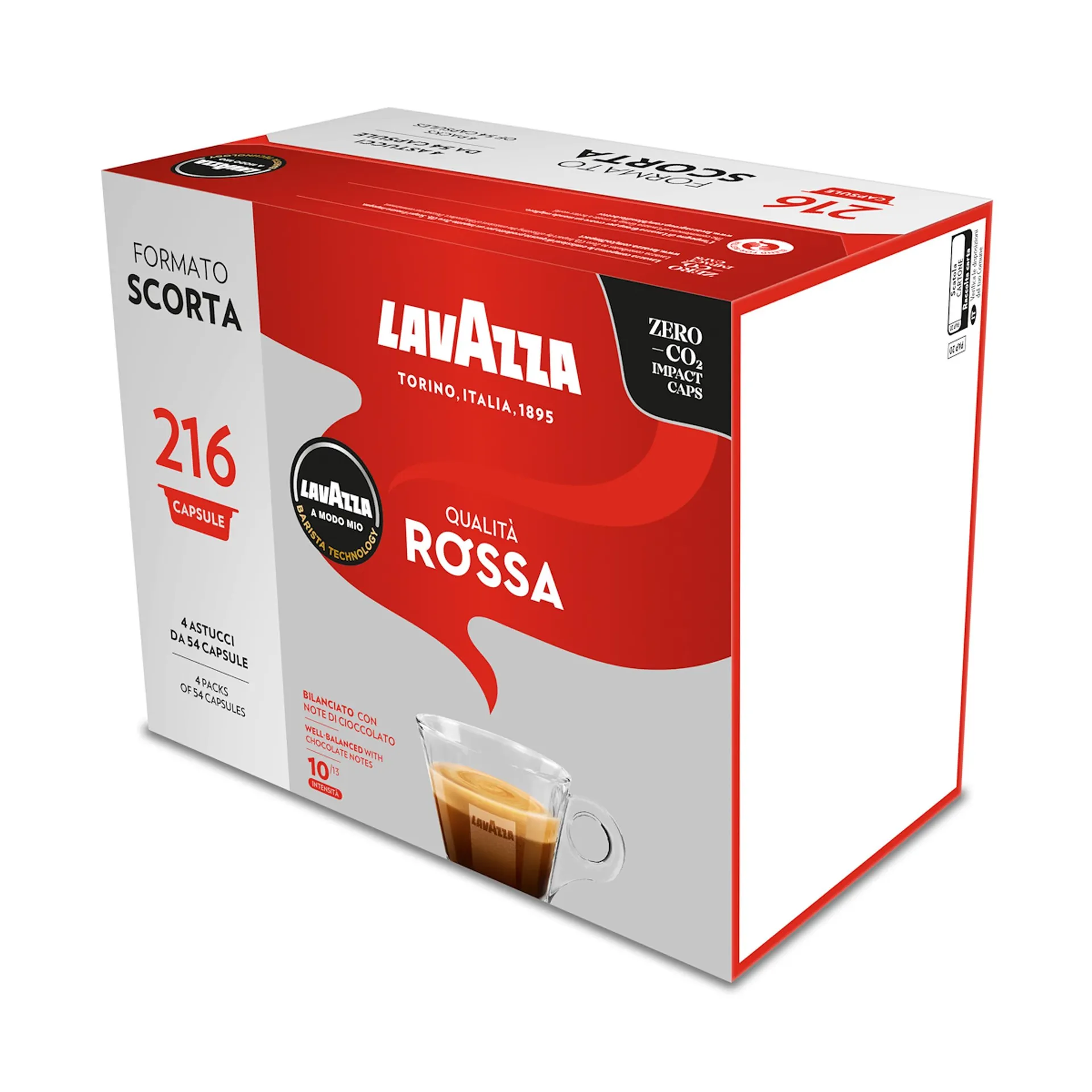 LAVAZZA - QUALITA ROSSA CONF 216PZ