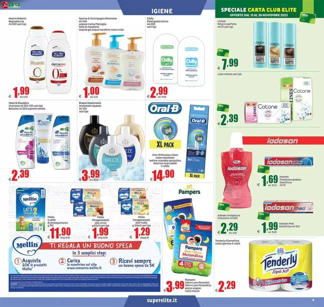 Volantino Elite Supermercati da 13 novembre a 22 novembre di 2023 - Pagina del volantino 9