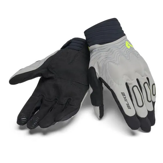 Guanti da moto Flexshell Windproof V2 Grigio/Nero/Giallo Fluo