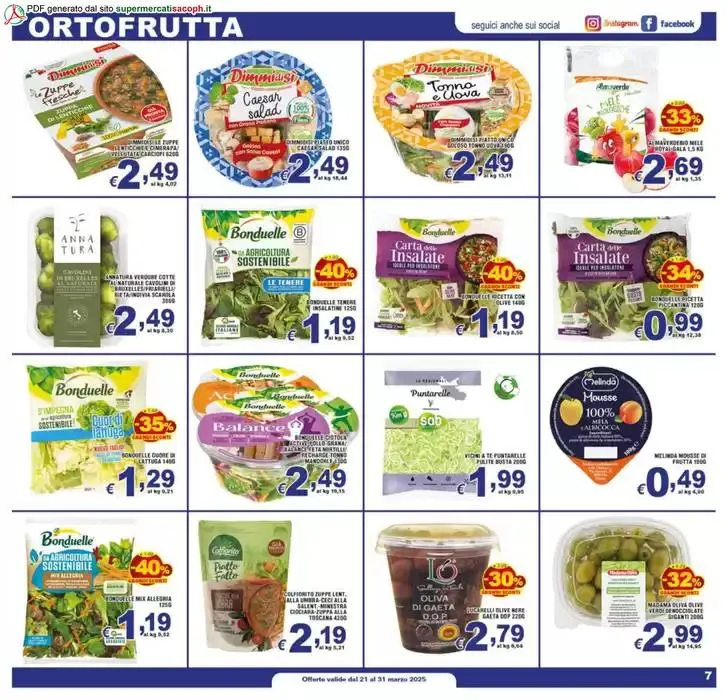 Offerte grandiose da 21 marzo a 31 marzo di 2025 - Pagina del volantino 7
