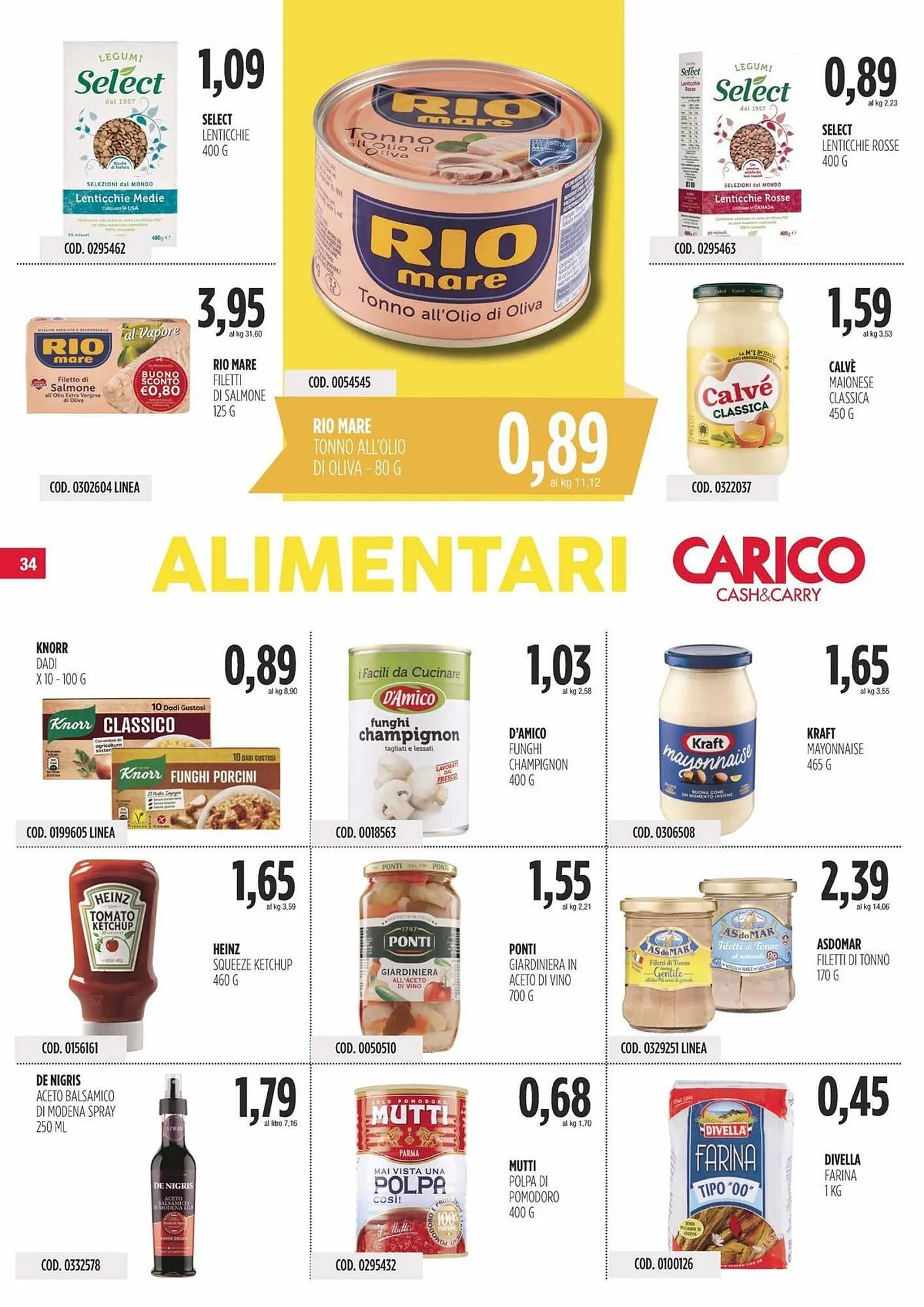 Volantino Carico Cash & Carry da 4 dicembre a 24 dicembre di 2025 - Pagina del volantino 34