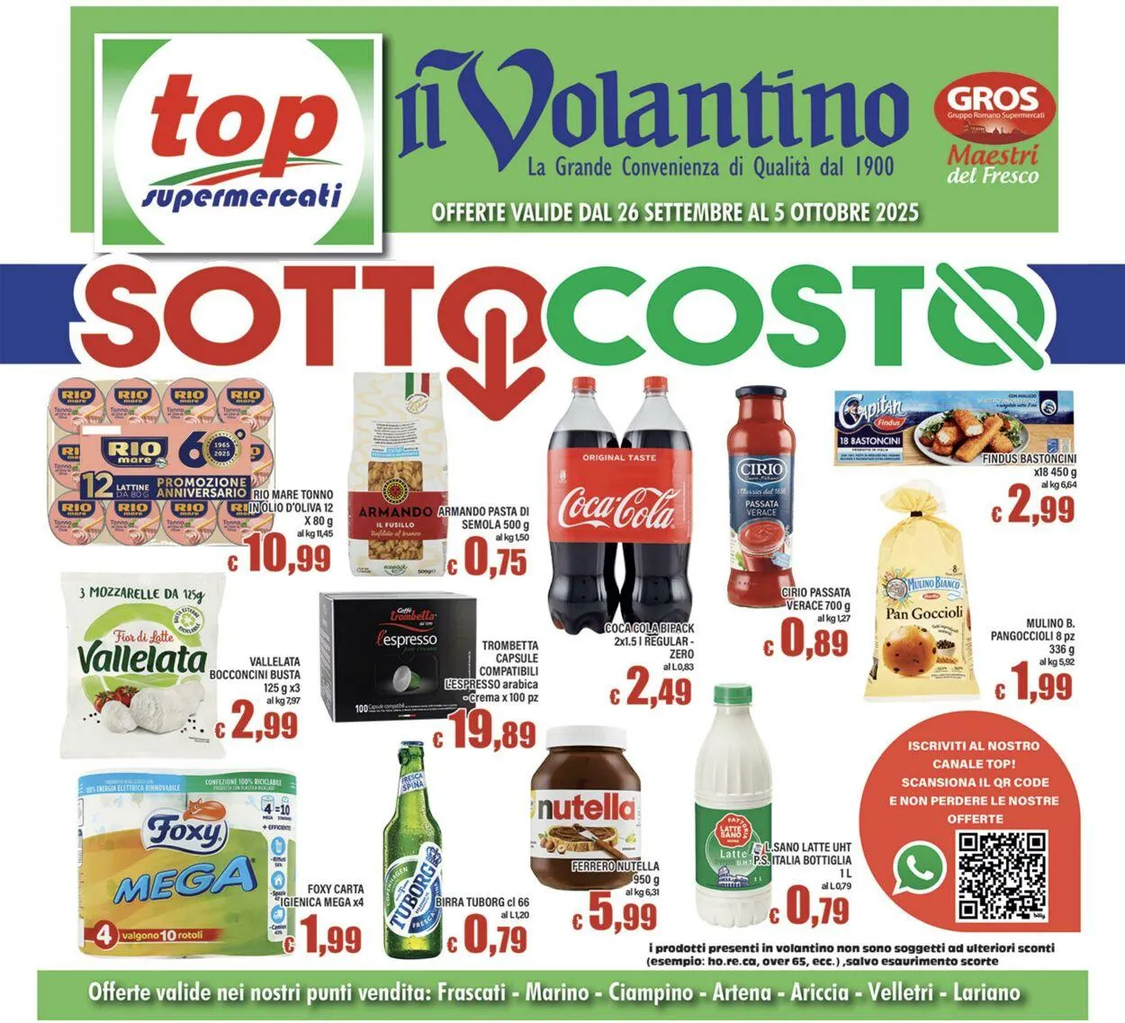 Top Supermercati Volantino attuale da 1 gennaio a 15 gennaio di 2026 - Pagina del volantino 1