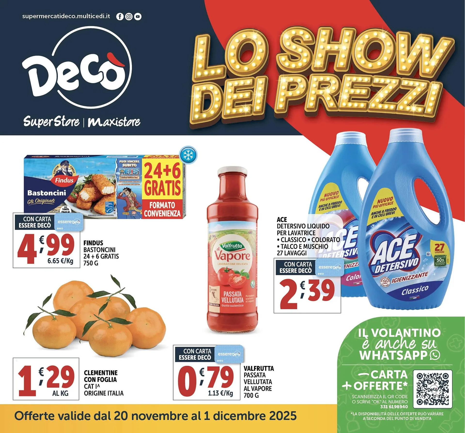 Volantino Deco Maxistore da 20 novembre a 1 dicembre di 2025 - Pagina del volantino 1