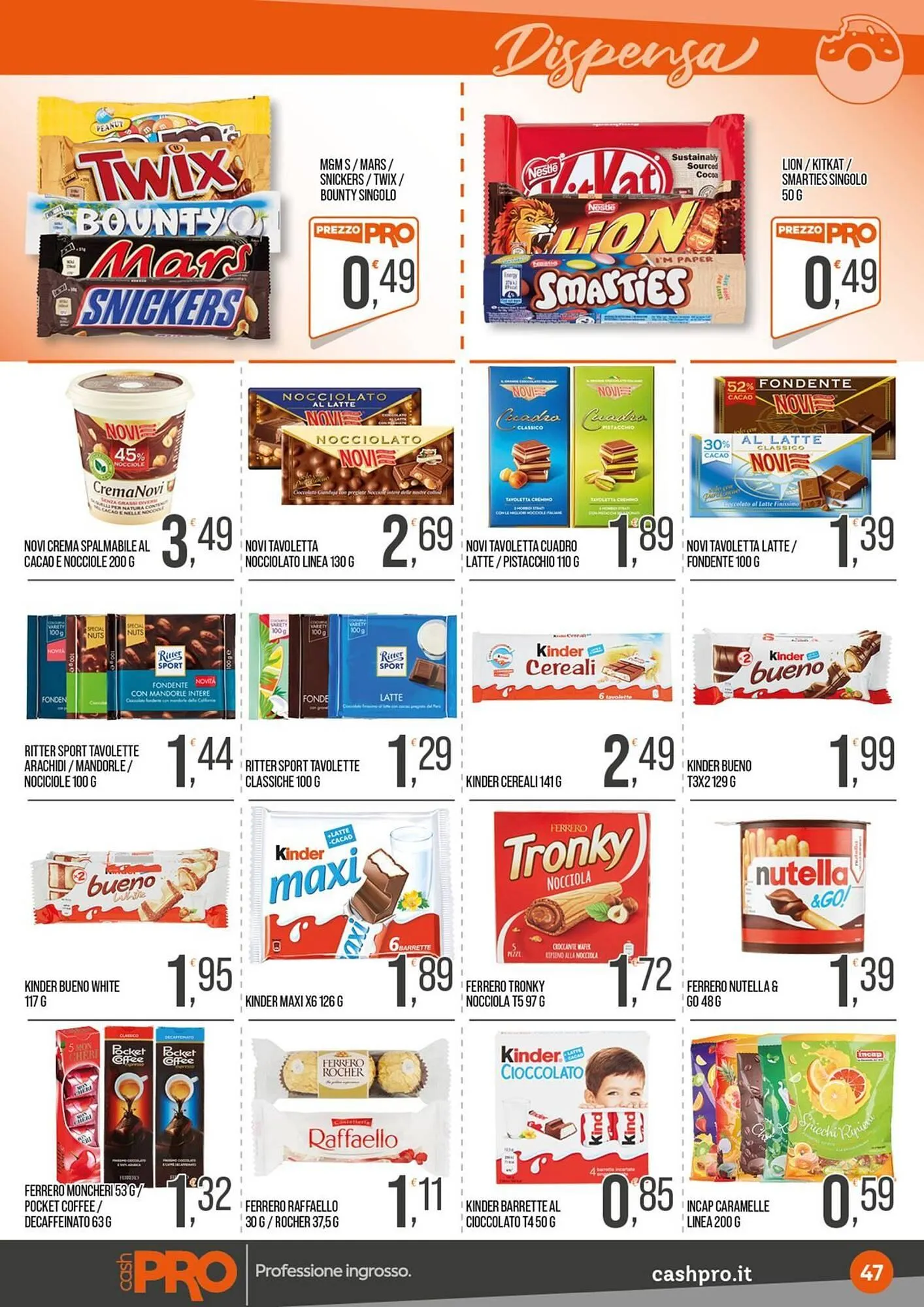 Volantino Cash pro da 15 dicembre a 24 dicembre di 2025 - Pagina del volantino 47