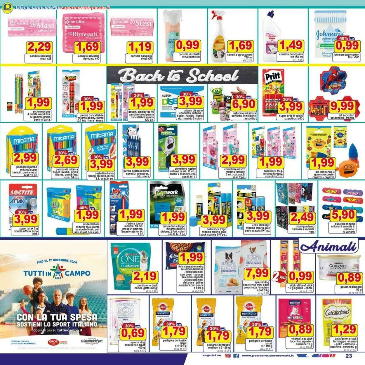Pewex Volantino attuale da 30 agosto a 10 settembre di 2024 - Pagina del volantino 23