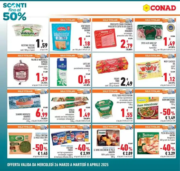 Sconti fino al 50% da 26 marzo a 8 aprile di 2025 - Pagina del volantino 2