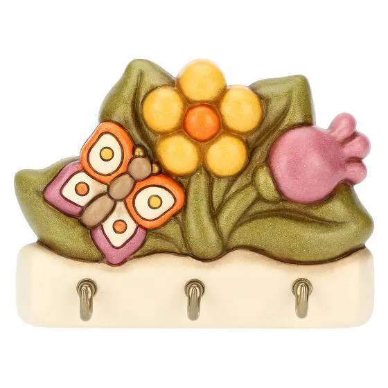 Appendichiavi con 3 ganci in ceramica Sorprese di Pasqua