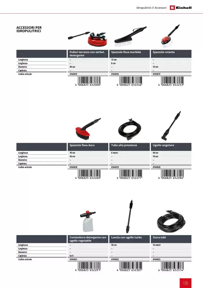 Elettroutensili 2025 da 11 febbraio a 31 dicembre di 2025 - Pagina del volantino 135