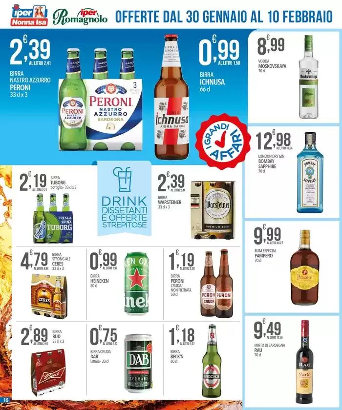 Ok Al Risparmio da 29 gennaio a 10 febbraio di 2025 - Pagina del volantino 16