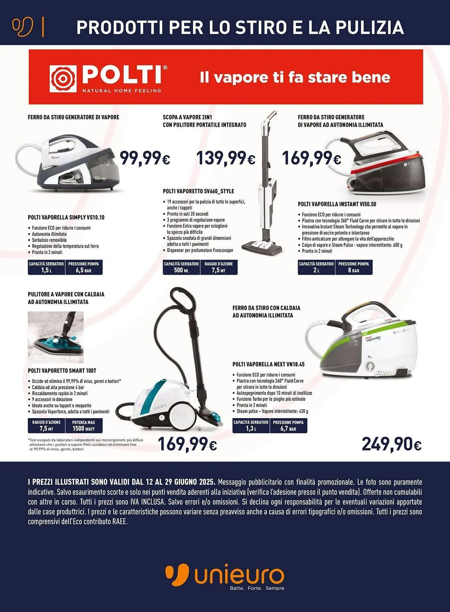 Volantino Unieuro da 12 giugno a 29 giugno di 2025 - Pagina del volantino 12