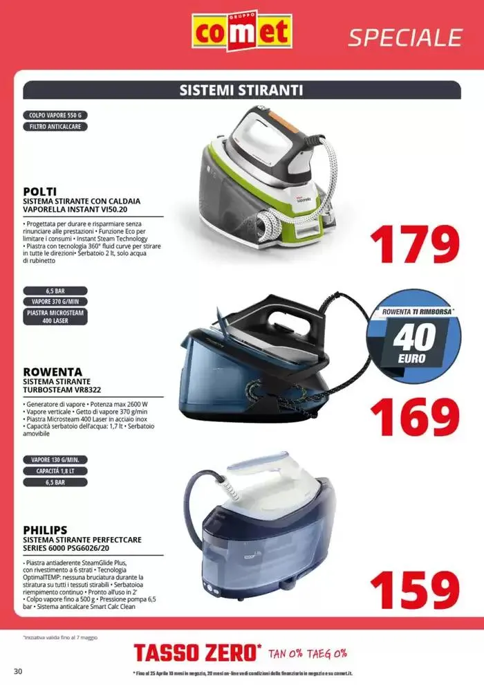 Speciale Piccoli Elettrodomestici! da 17 aprile a 7 maggio di 2025 - Pagina del volantino 30