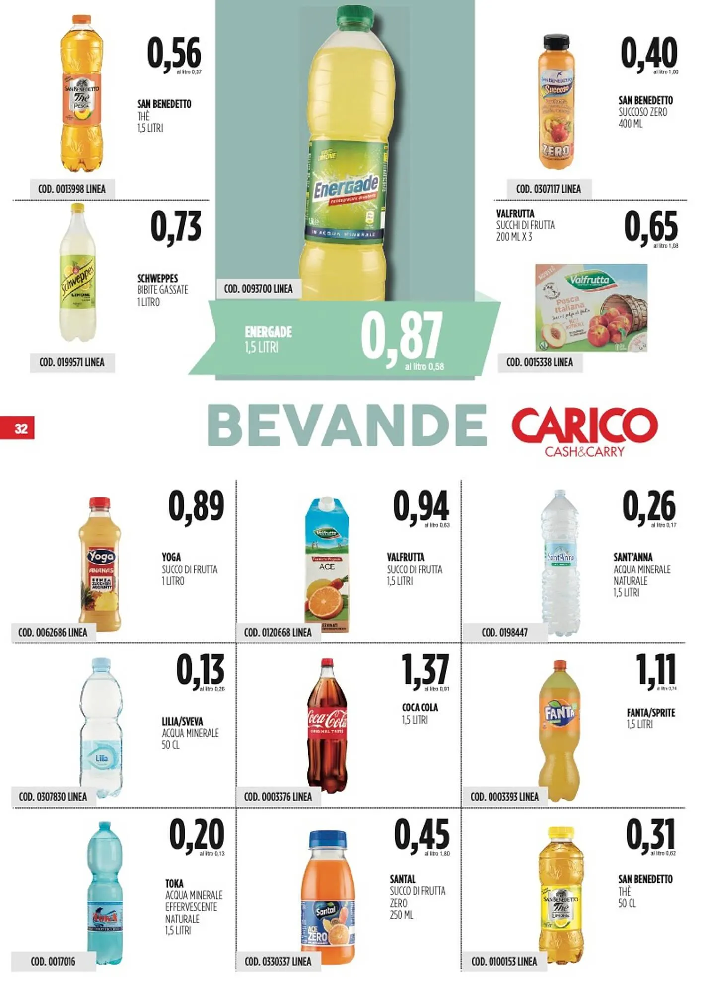 Volantino Carico Cash & Carry da 28 agosto a 10 settembre di 2025 - Pagina del volantino 32
