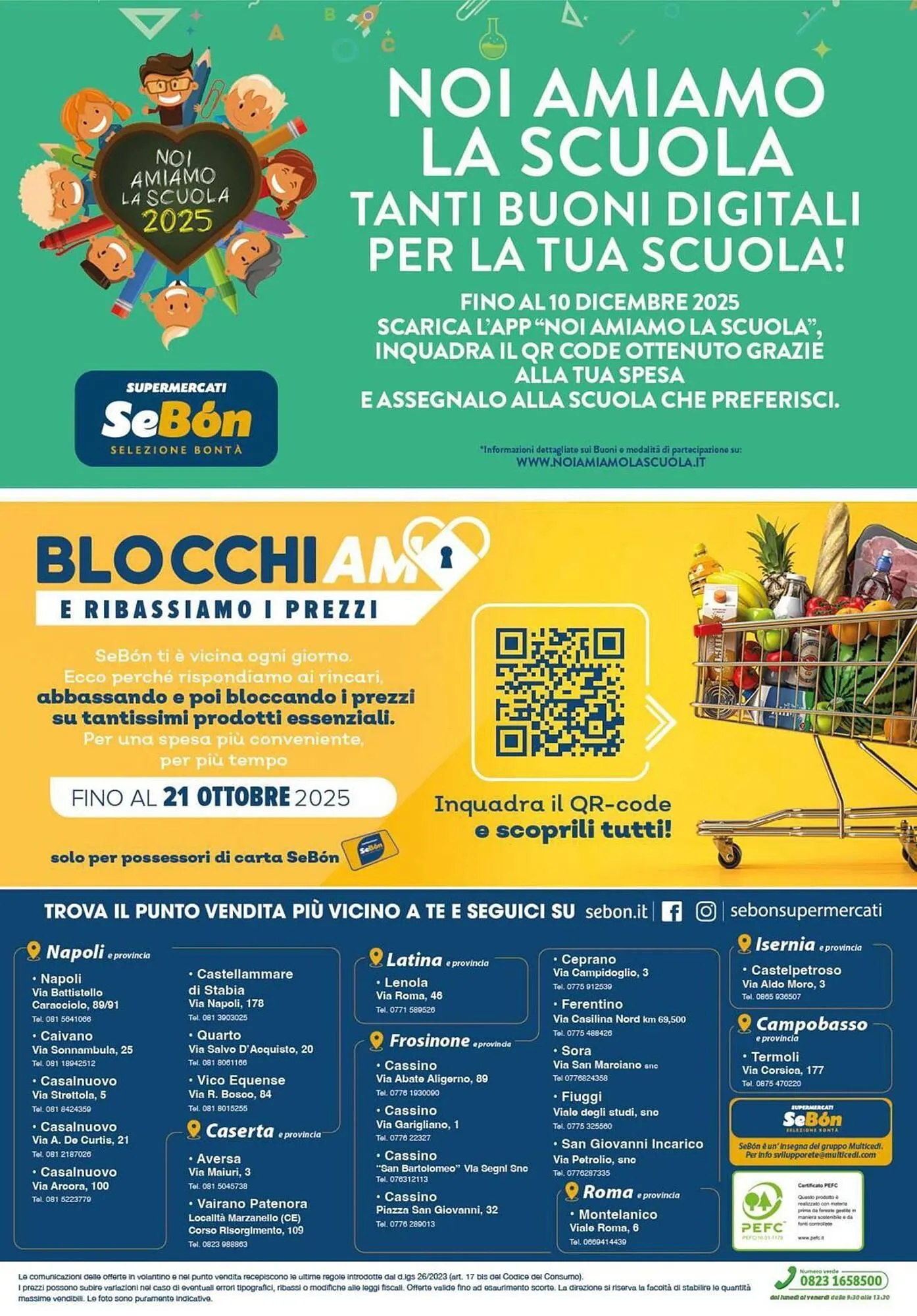 Volantino SeBón Supermercati da 1 ottobre a 10 ottobre di 2025 - Pagina del volantino 12
