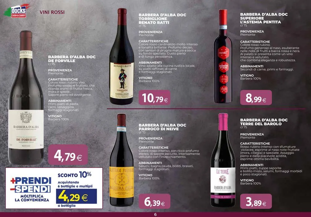 Catalogo Vini da 19 settembre a 16 ottobre di 2024 - Pagina del volantino 6