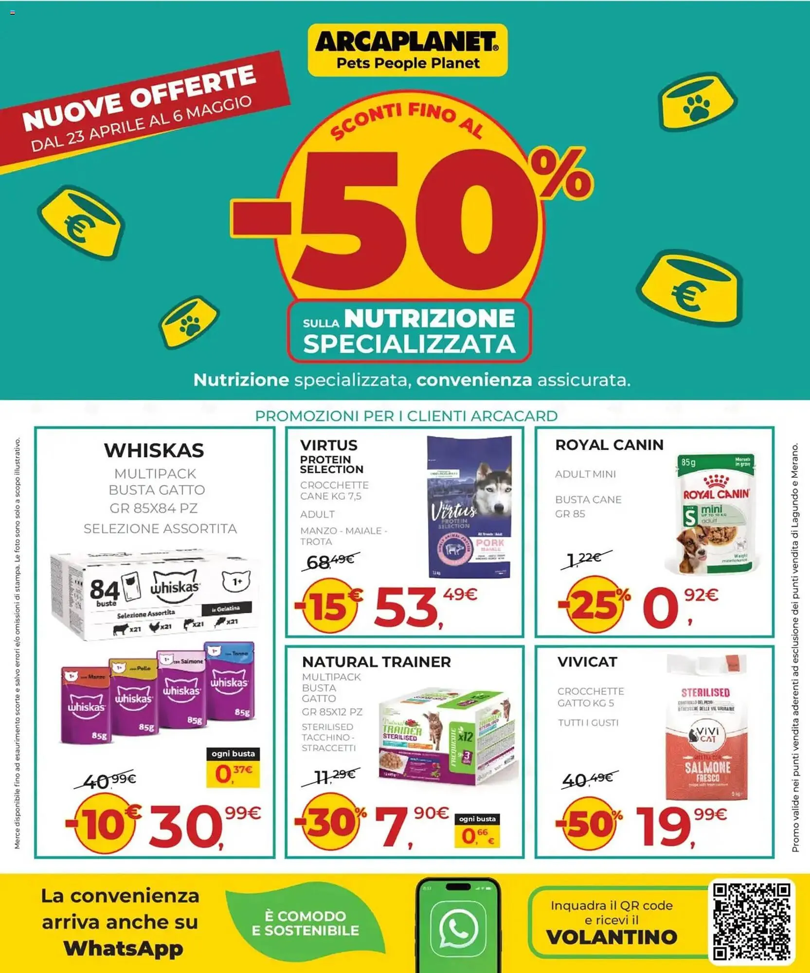 Volantino Arcaplanet da 23 aprile a 6 maggio di 2026 - Pagina del volantino 1