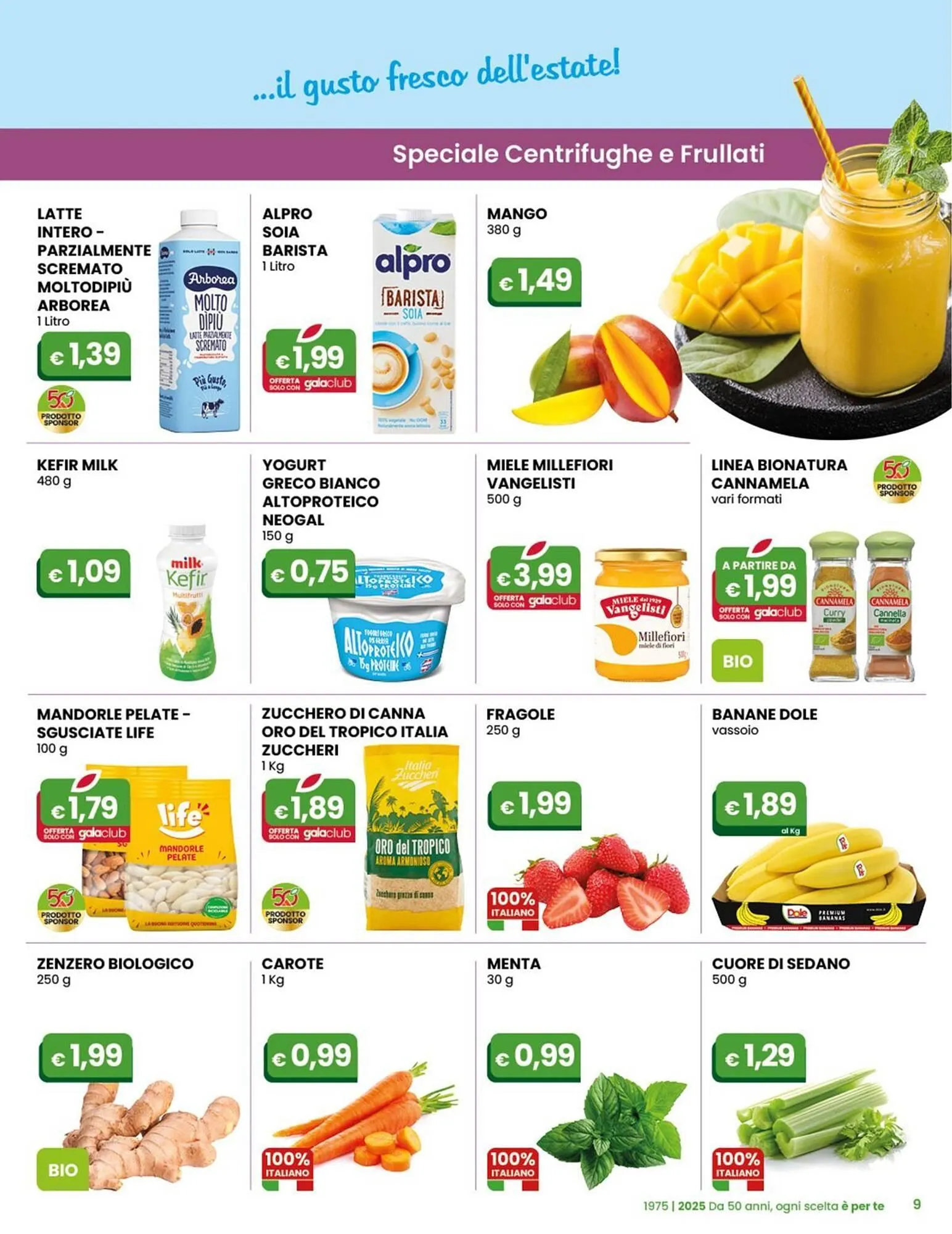 Volantino Gala Supermercati da 2 luglio a 15 luglio di 2025 - Pagina del volantino 9