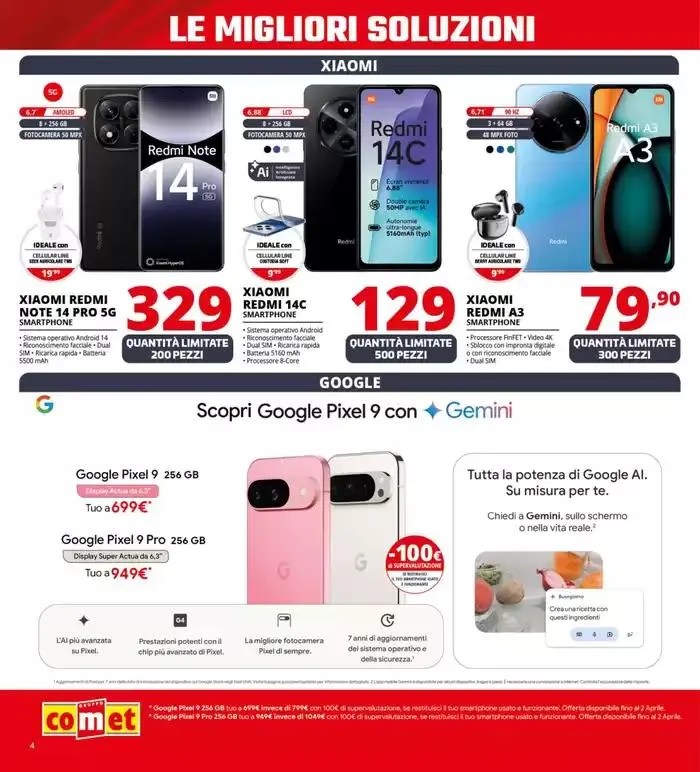 Offerte da Comet! da 20 marzo a 2 aprile di 2025 - Pagina del volantino 4