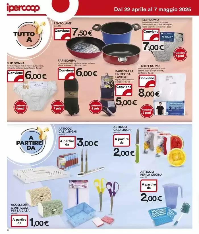 Tutto a 1€, 2€, 3€, 5€ da 22 aprile a 7 maggio di 2025 - Pagina del volantino 36