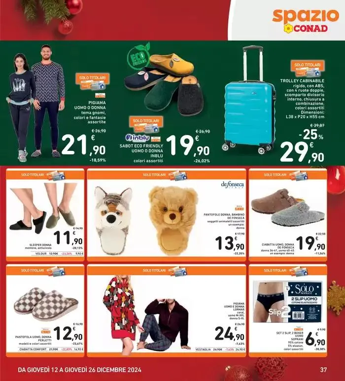 A Natale vivi una esperienza di gusto Sapori & Buone Feste da 12 dicembre a 26 dicembre di 2024 - Pagina del volantino 37