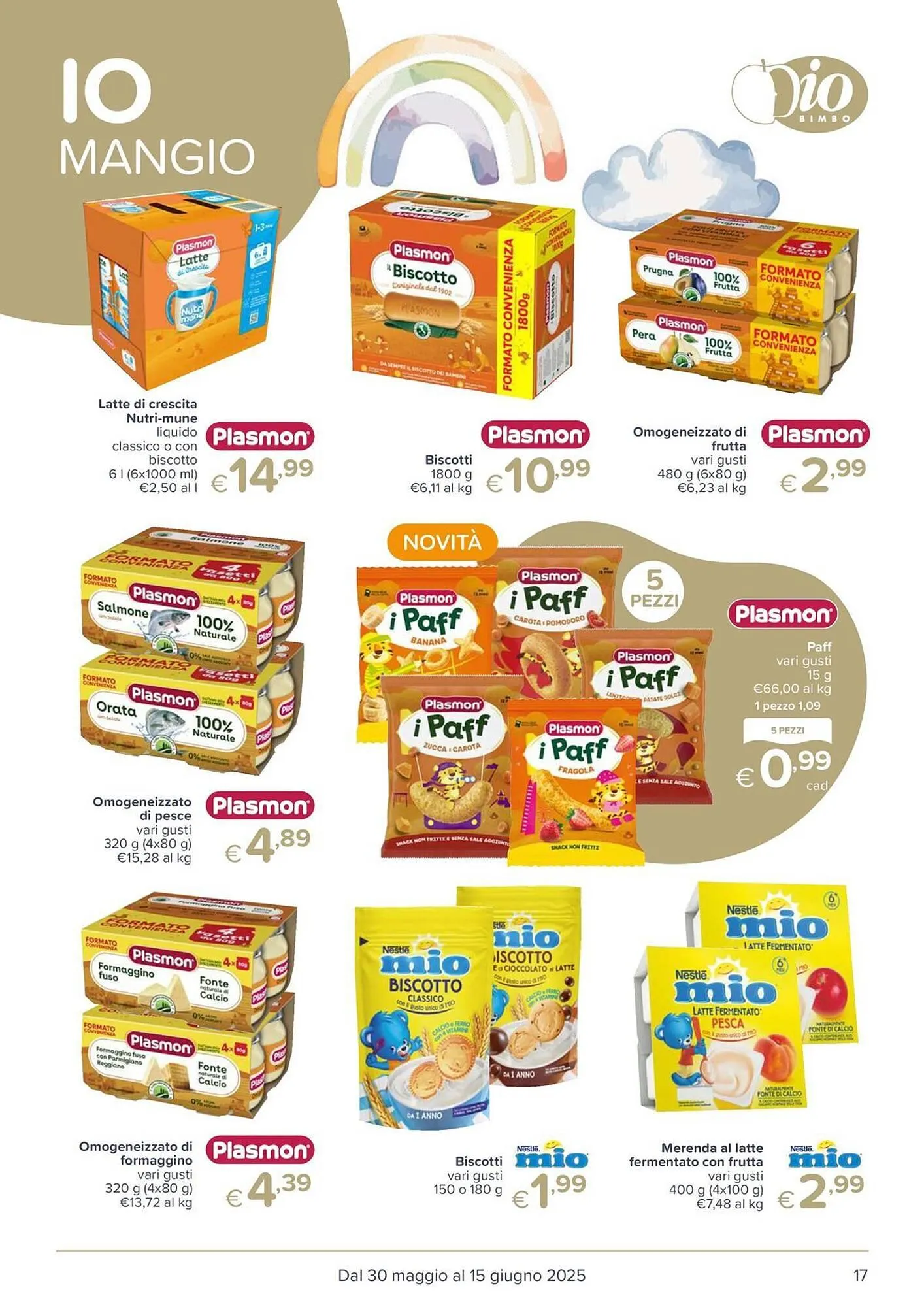 Volantino Io Bimbo da 30 maggio a 15 giugno di 2025 - Pagina del volantino 17