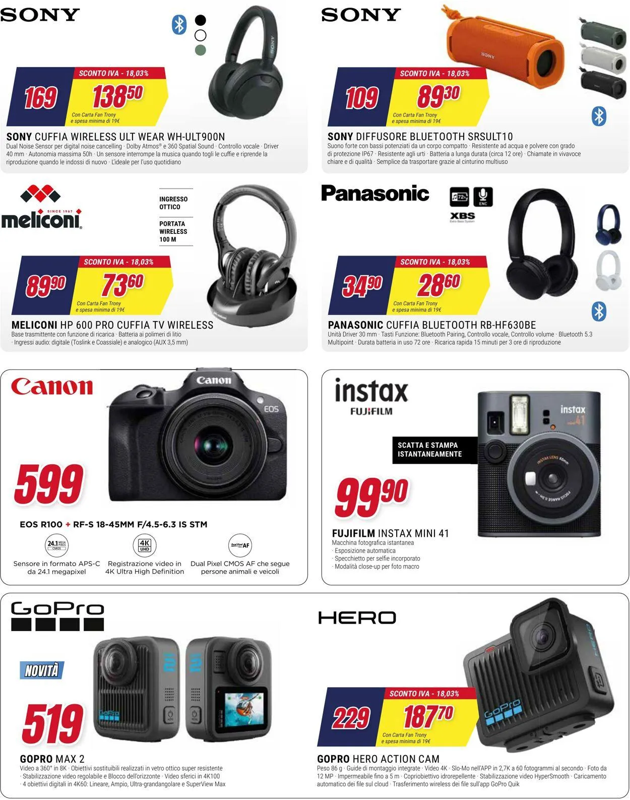 Trony - Milano Volantino attuale da 2 ottobre a 16 ottobre di 2025 - Pagina del volantino 37