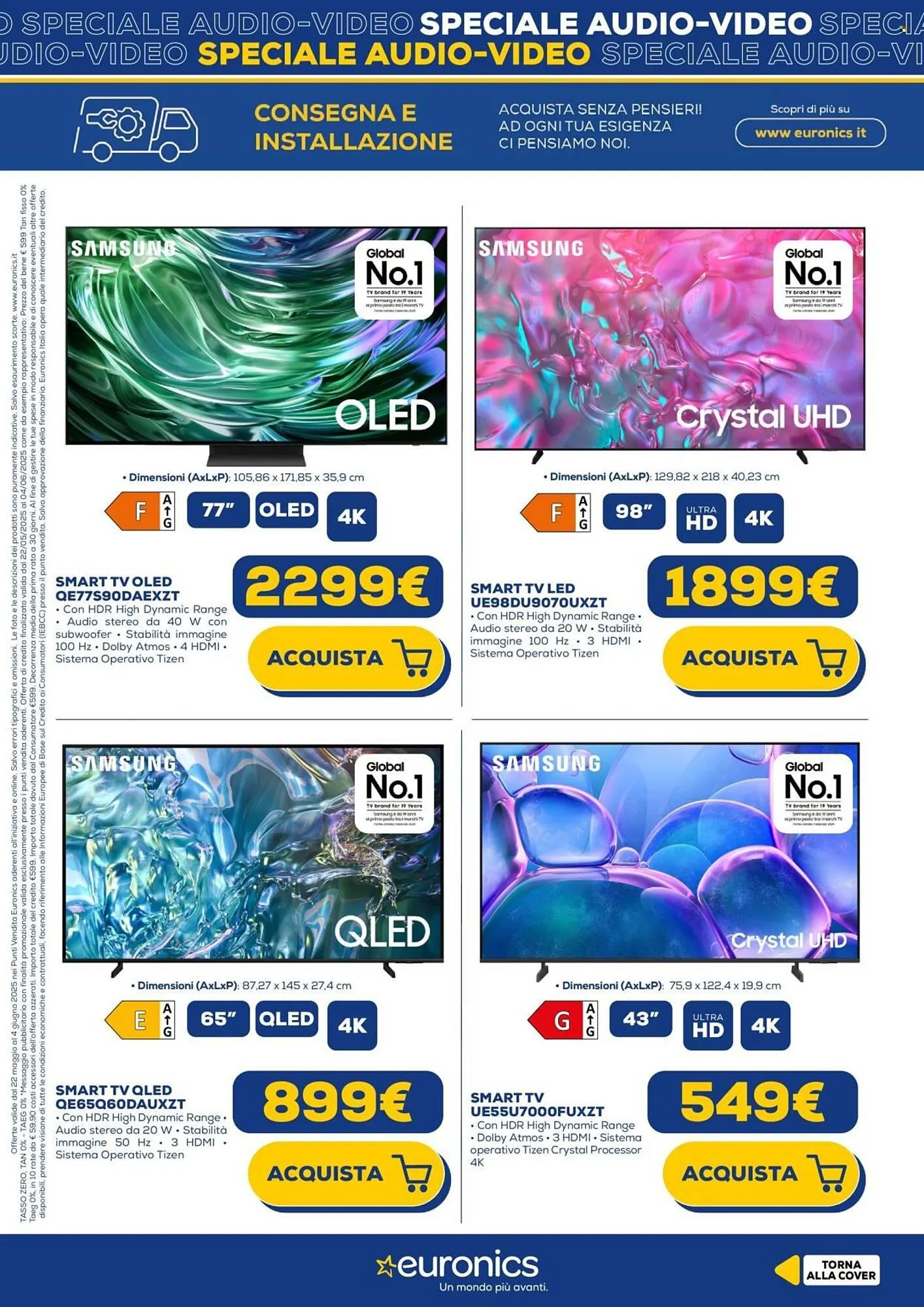 Volantino Euronics da 22 maggio a 4 giugno di 2025 - Pagina del volantino 12