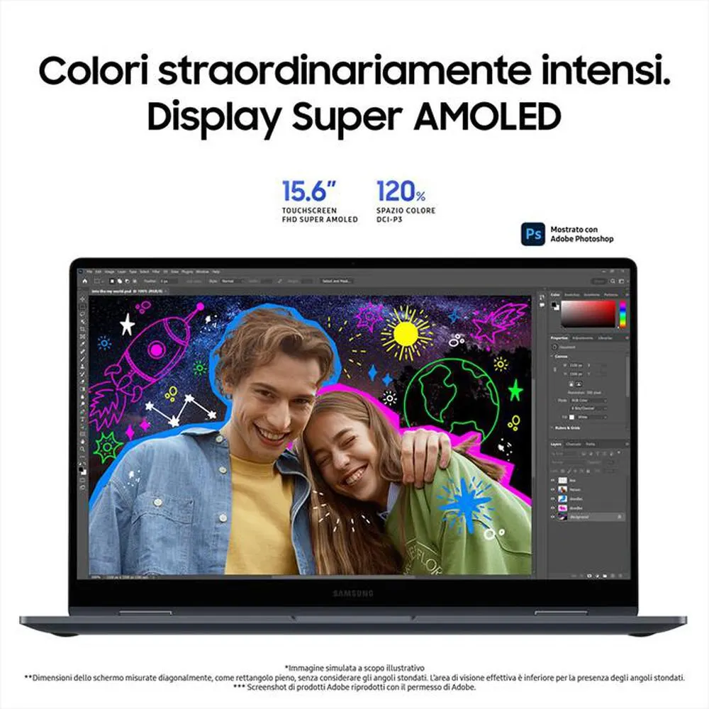 SAMSUNG - Notebook GALAXY BOOK4 360-Gray