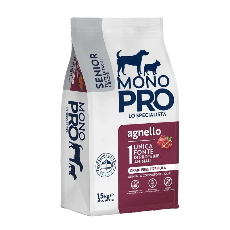 Monopro Dog Senior Agnello 1,5kg