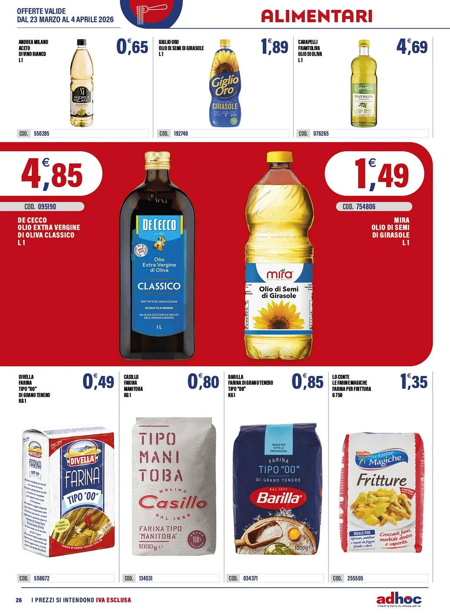 Volantino Adhoc da 23 marzo a 4 aprile di 2026 - Pagina del volantino 26