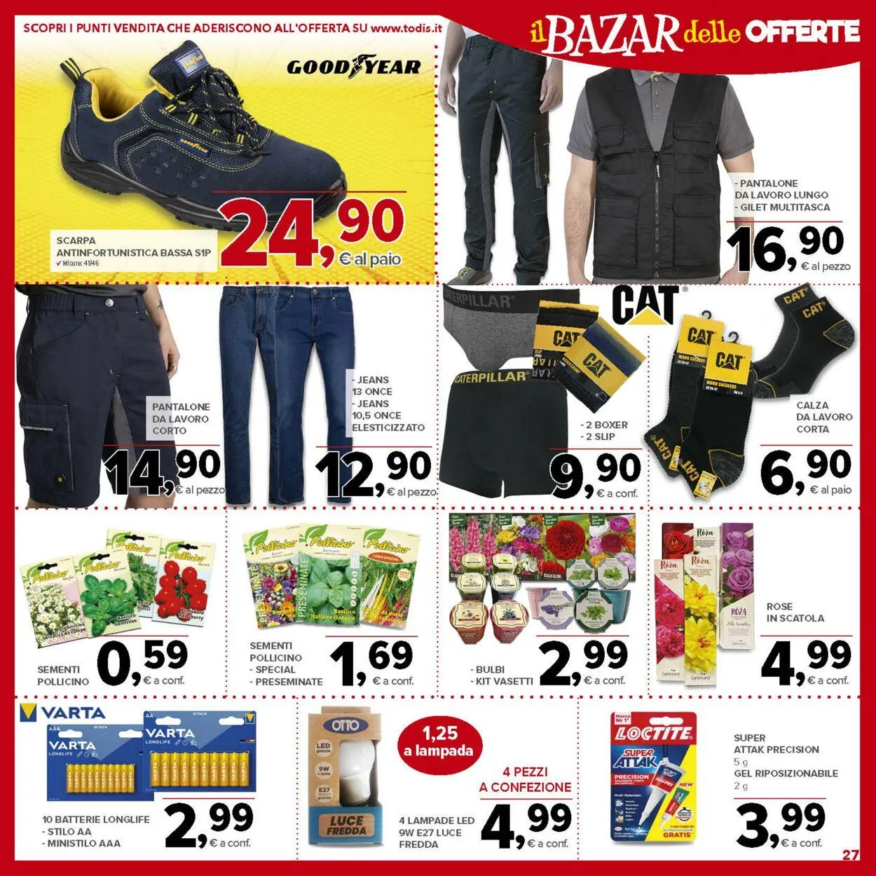 Todis Volantino attuale da 2 aprile a 16 aprile di 2025 - Pagina del volantino 27