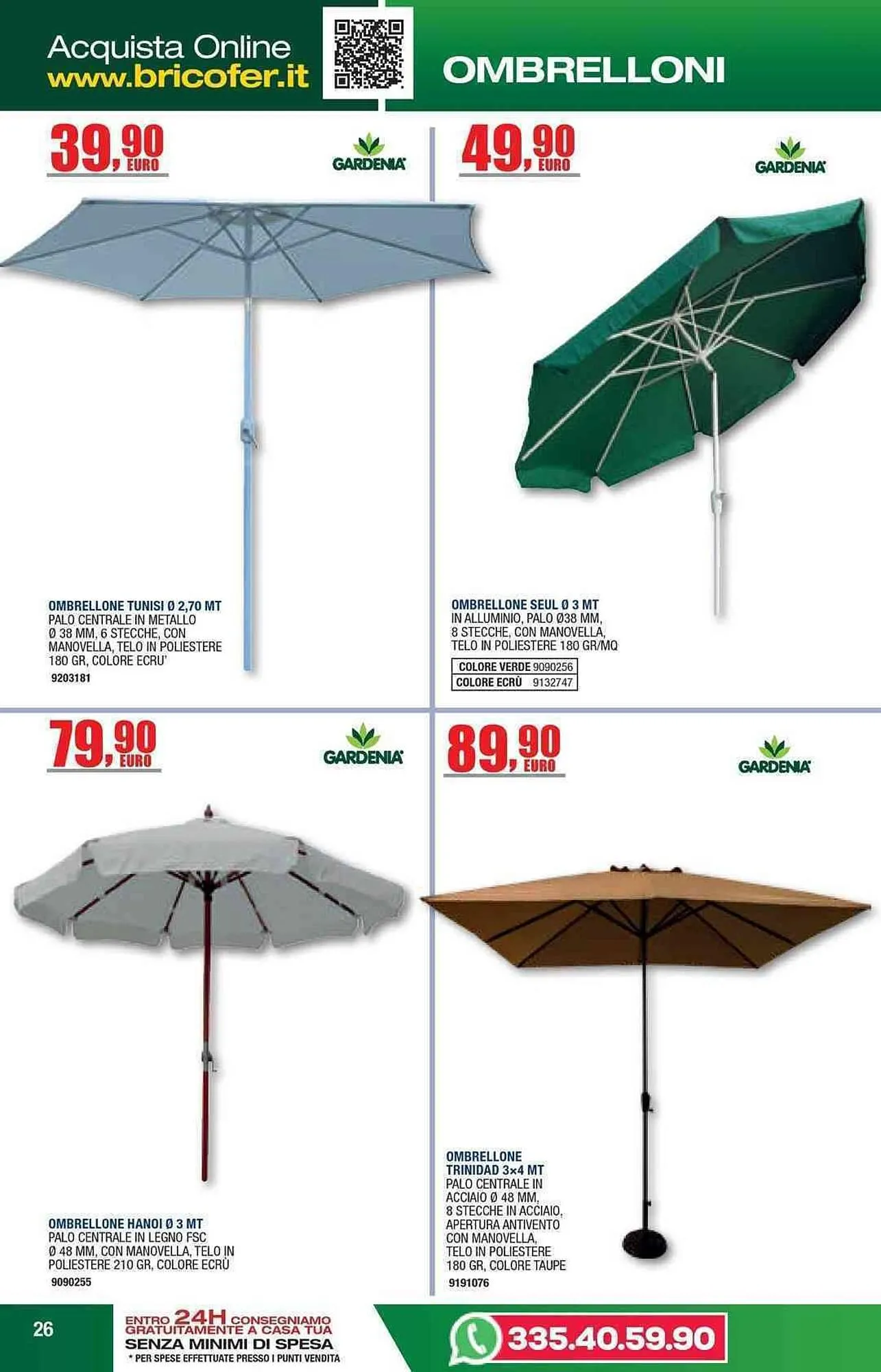 Volantino Bricofer da 24 marzo a 31 agosto di 2026 - Pagina del volantino 26