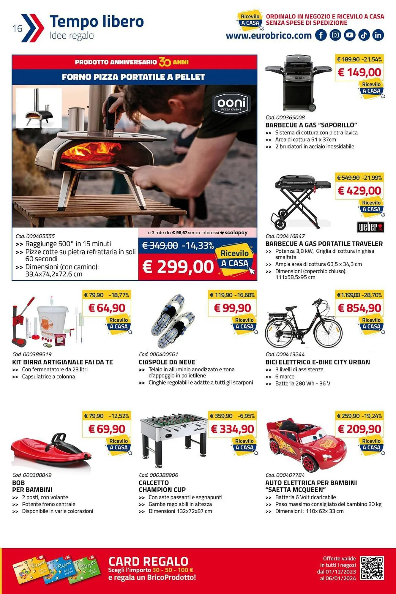 Volantino Eurobrico da 1 dicembre a 6 gennaio di 2024 - Pagina del volantino 16