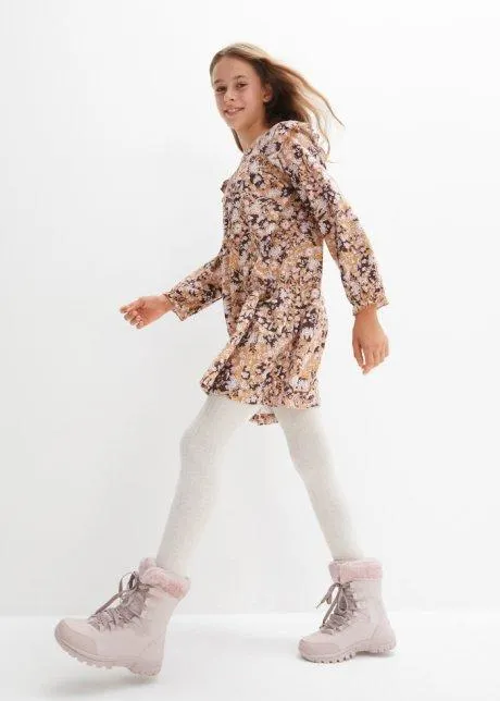 Abito di jersey con volant