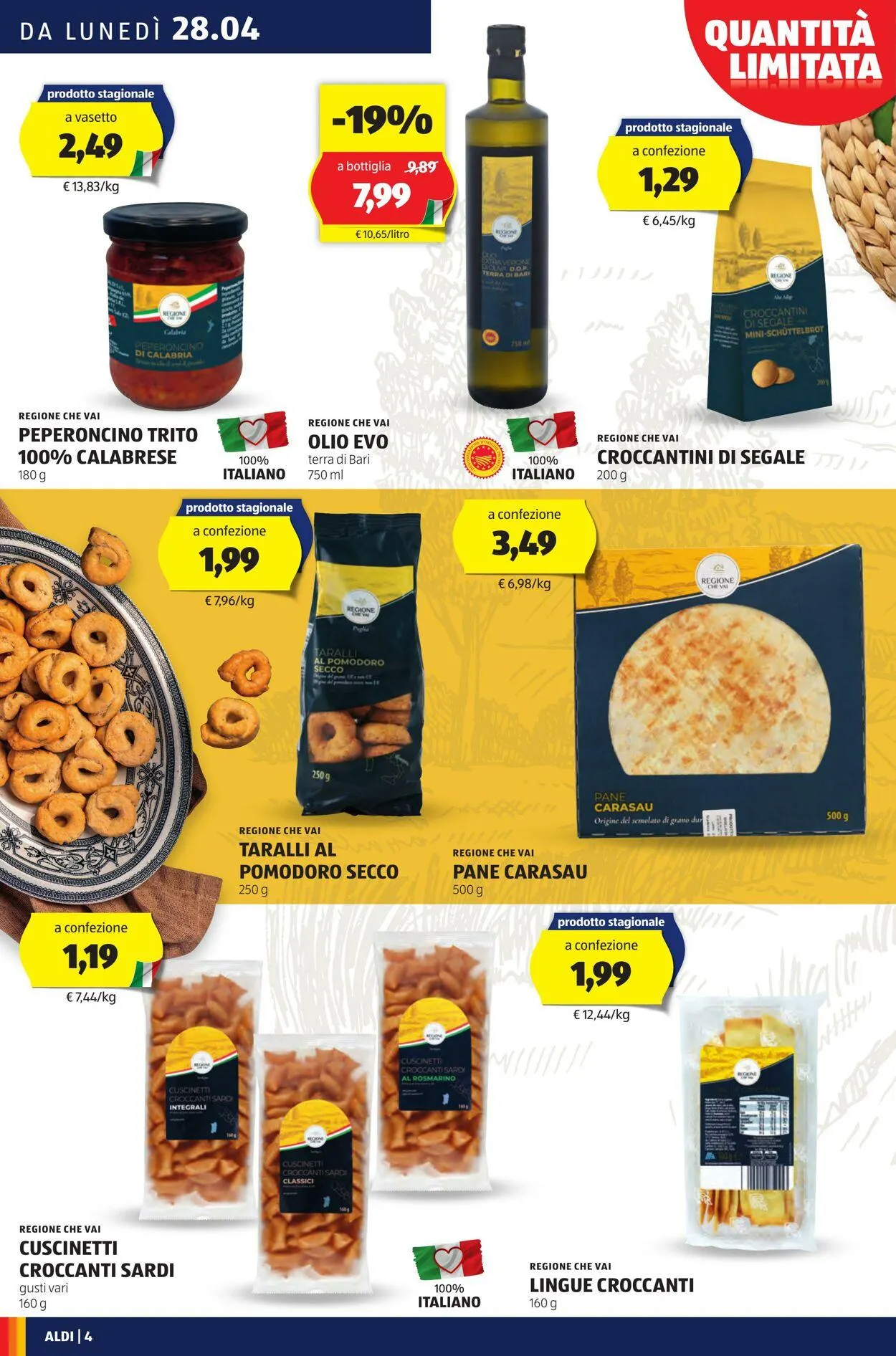 Aldi Volantino attuale da 28 aprile a 4 maggio di 2025 - Pagina del volantino 4