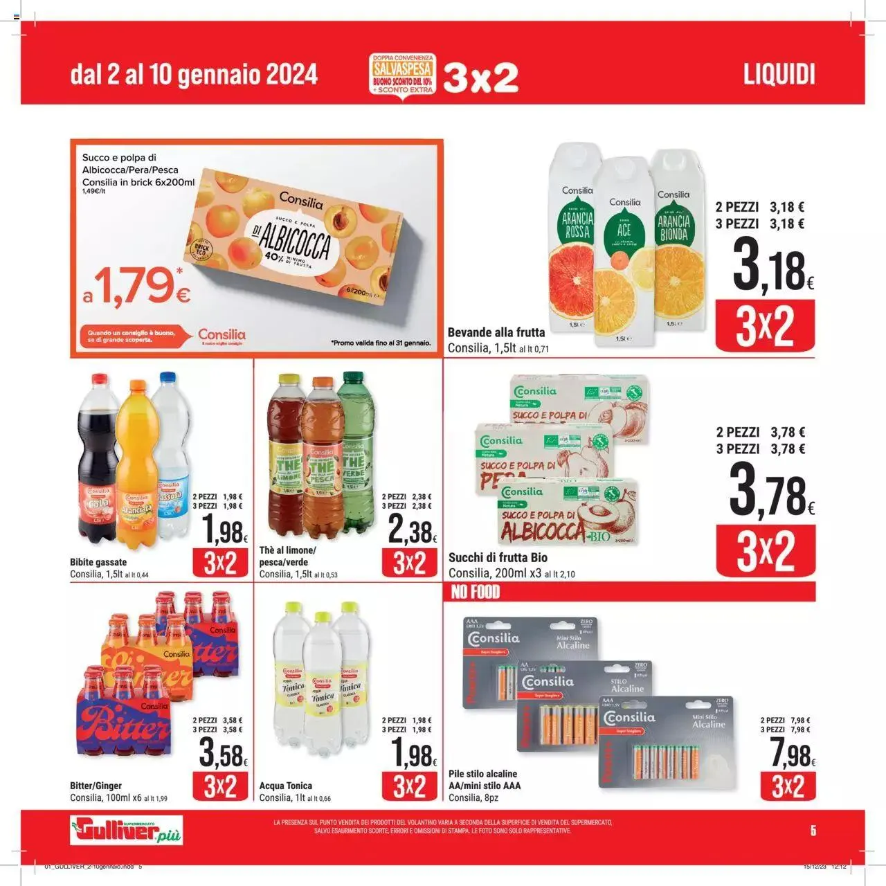 Volantino Gulliver da 2 gennaio a 10 gennaio di 2024 - Pagina del volantino 5