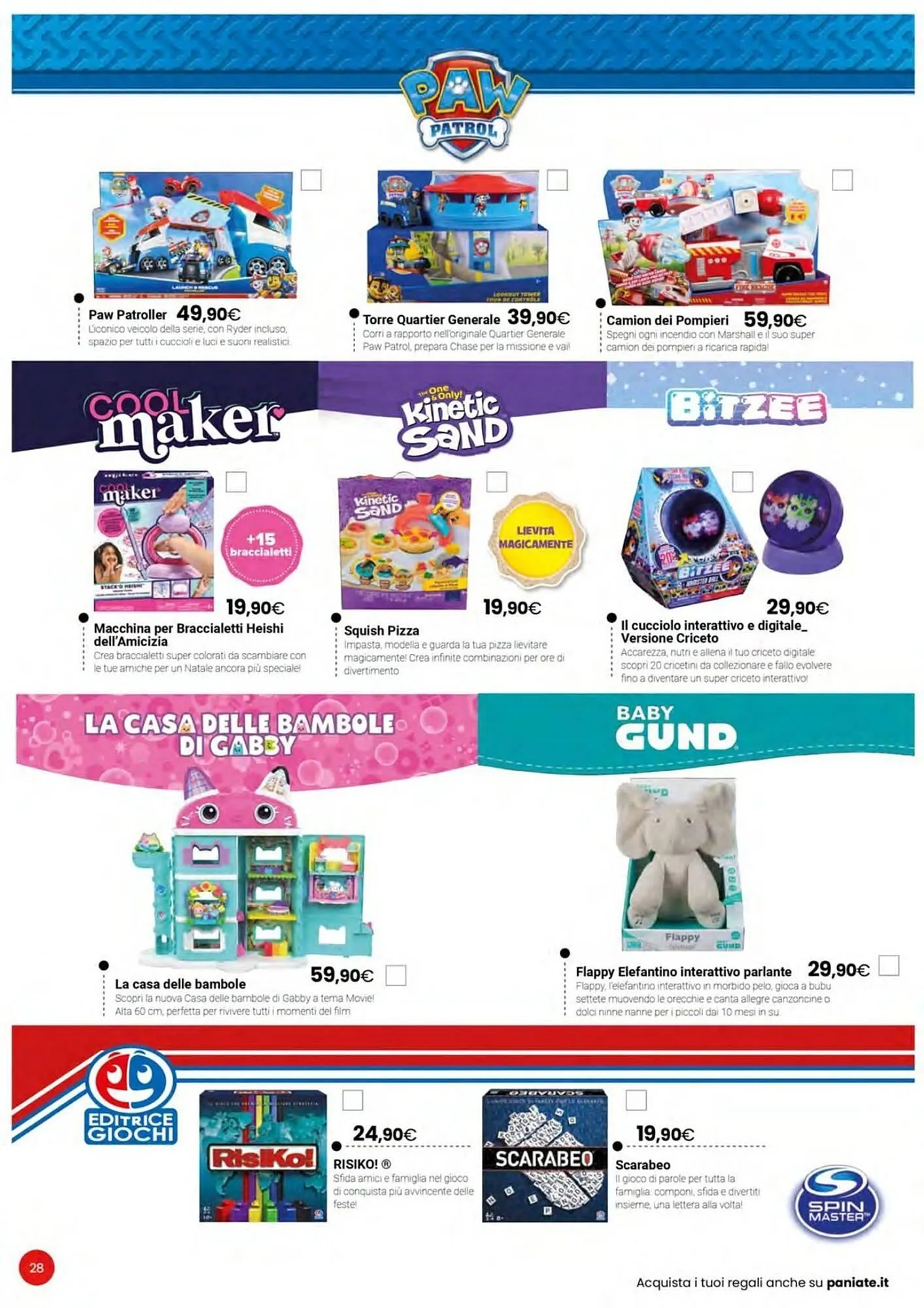 Volantino Paniate da 9 dicembre a 8 gennaio di 2026 - Pagina del volantino 28