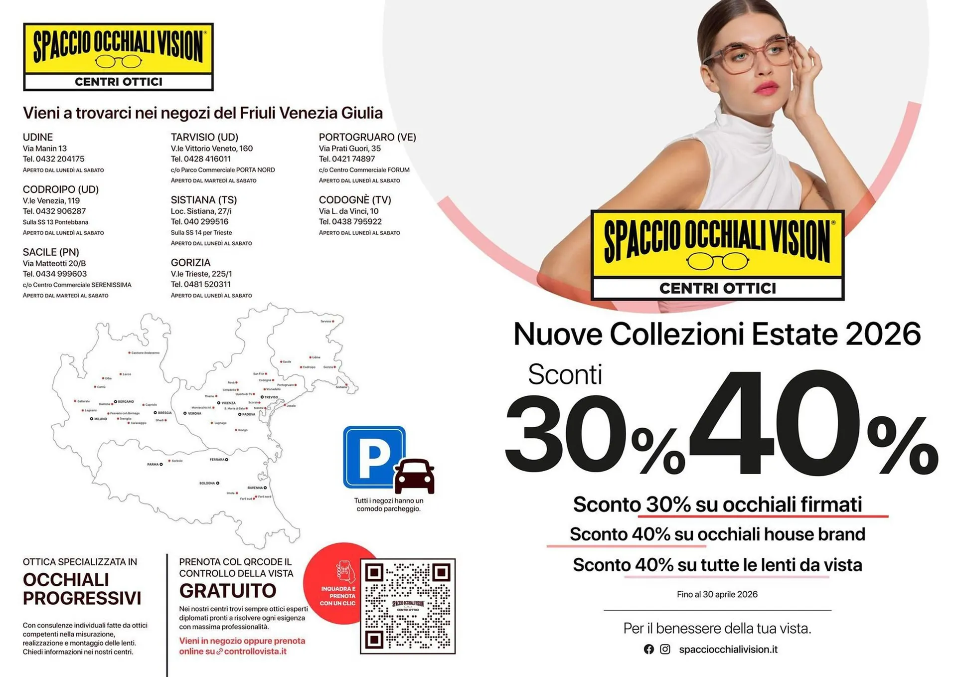 Volantino Spaccio Occhiali Vision da 2 marzo a 30 aprile di 2026 - Pagina del volantino 1