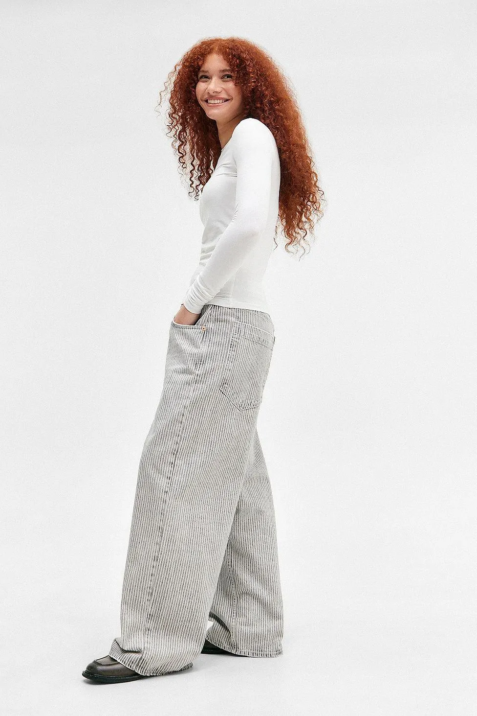 BDG Grey Jaya Stripe Jeans