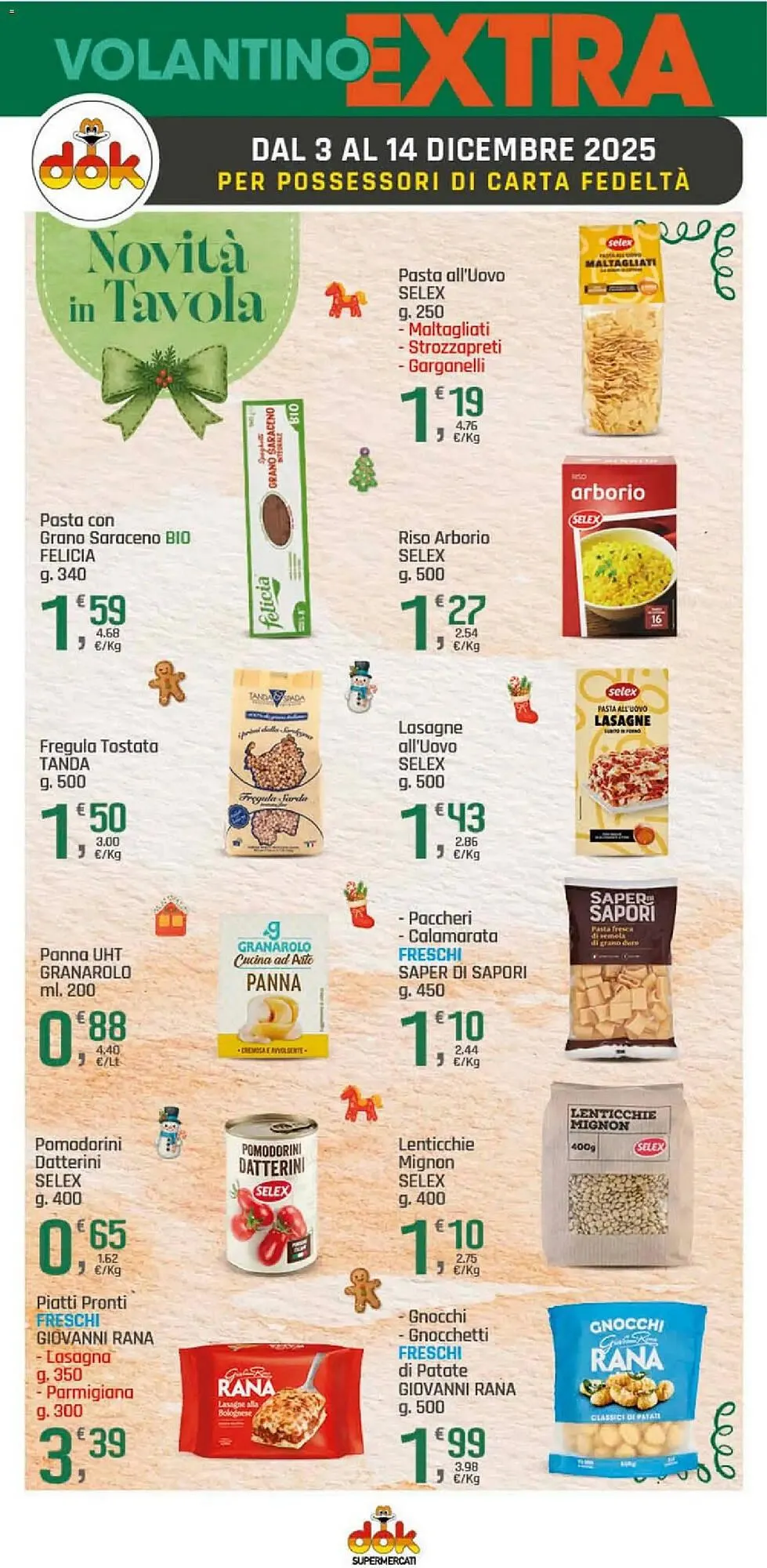 Volantino Supermercati Dok da 3 dicembre a 14 dicembre di 2025 - Pagina del volantino 18