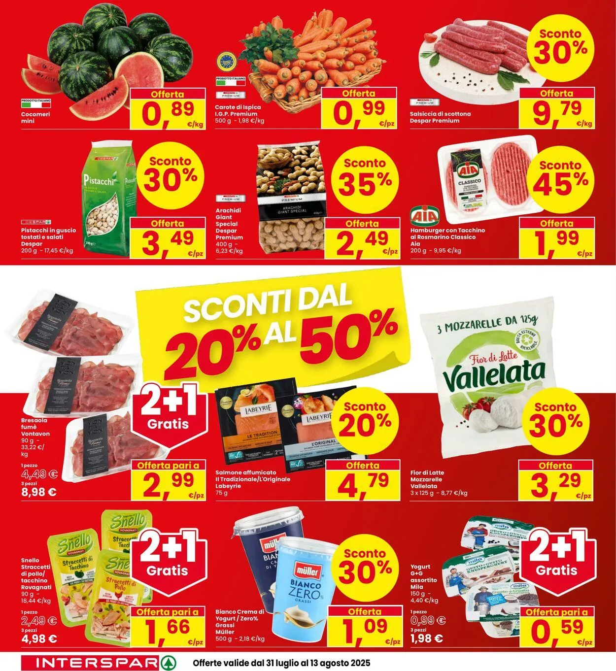 Interspar Volantino attuale da 31 luglio a 9 agosto di 2025 - Pagina del volantino 2