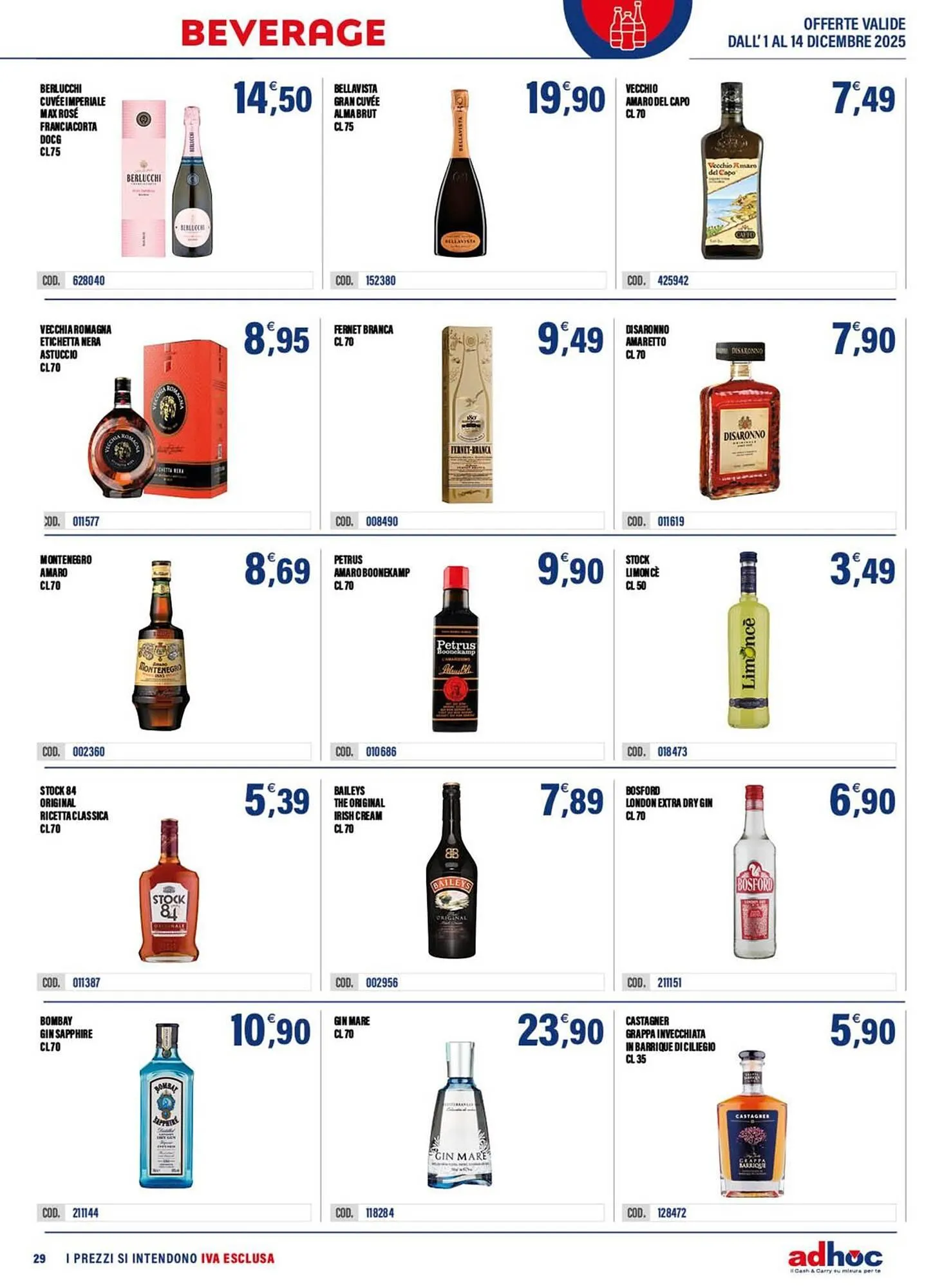 Volantino Adhoc da 2 dicembre a 14 dicembre di 2025 - Pagina del volantino 29