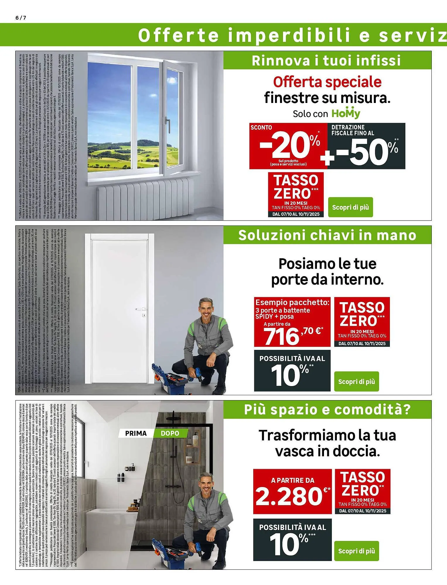 volantino Leroy Merlin da 30 settembre a 10 novembre di 2025 - Pagina del volantino 6