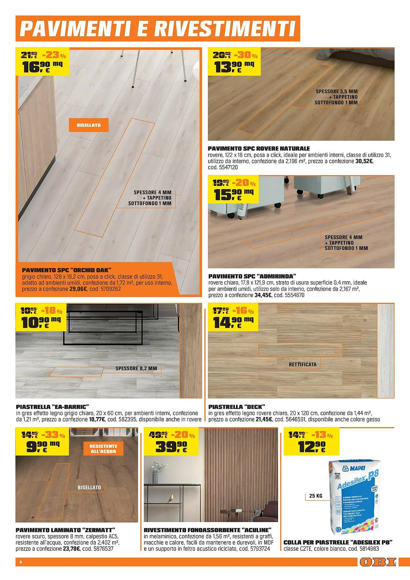 Volantino OBI da 1 ottobre a 26 ottobre di 2025 - Pagina del volantino 4