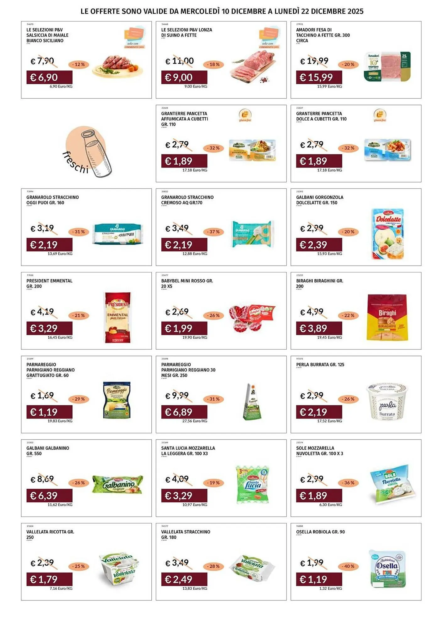 Volantino Prezzemolo e Vitale da 11 dicembre a 22 dicembre di 2025 - Pagina del volantino 16